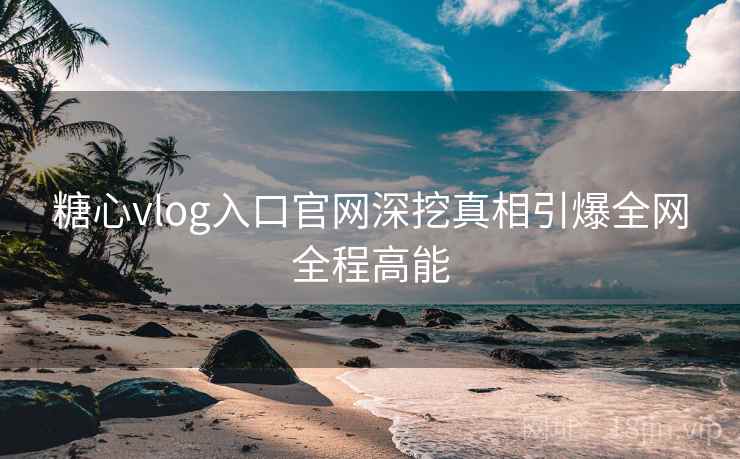 糖心vlog入口官网深挖真相引爆全网全程高能  第2张