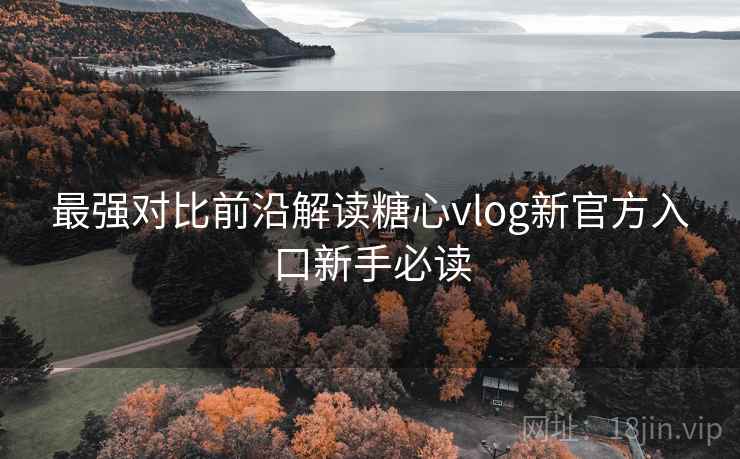 最强对比前沿解读糖心vlog新官方入口新手必读