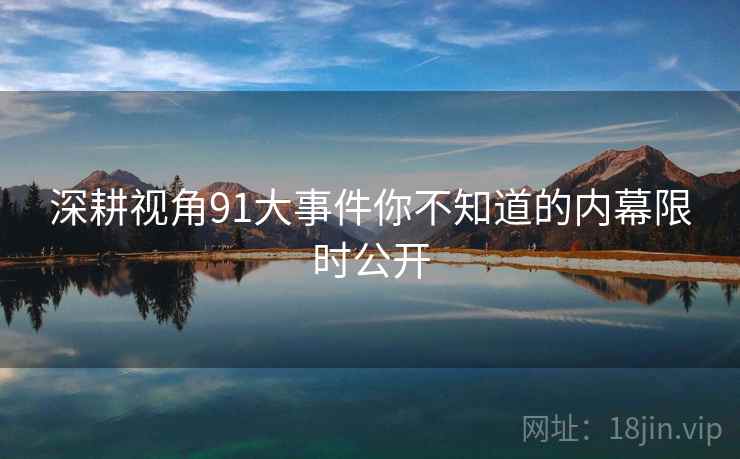深耕视角91大事件你不知道的内幕限时公开